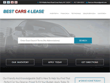 Tablet Screenshot of bestcars4lease.com